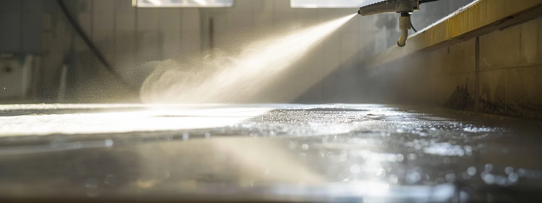 a professional resurfacer applying a smooth spray finish to a bathtub surface.