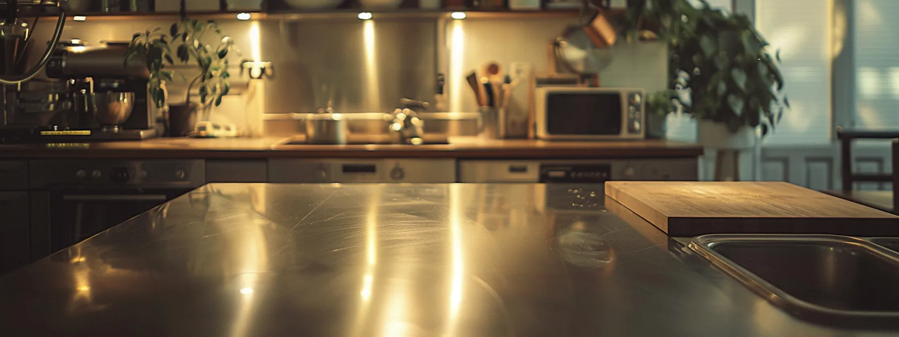 a pristine marble countertop gleams under the gentle glow of sunlight, showcasing its flawless surface after a thorough deep cleaning and care routine.