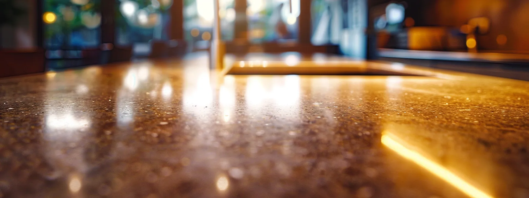 a sleek, professionally resurfaced countertop gleams with durability and quality, highlighting the benefits of hiring a professional for the job.