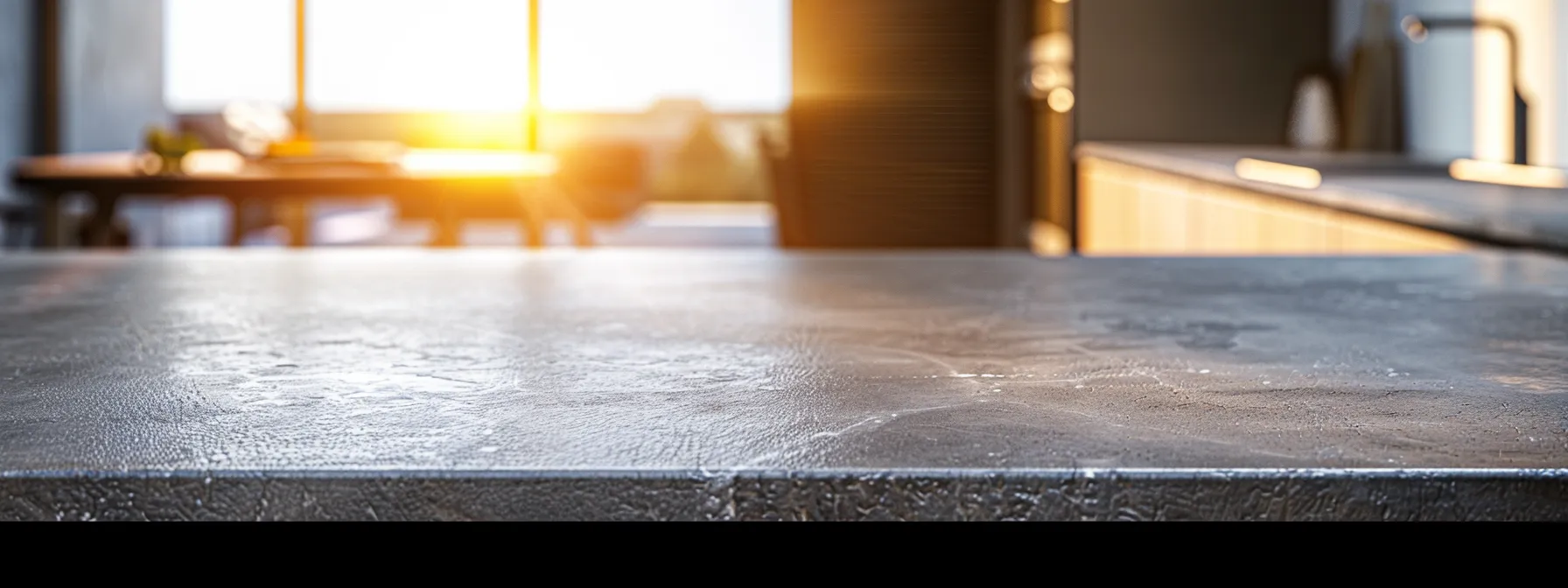 a close-up shot of a sleek, modern countertop being resurfaced to showcase the transformation and cost-effective benefits.