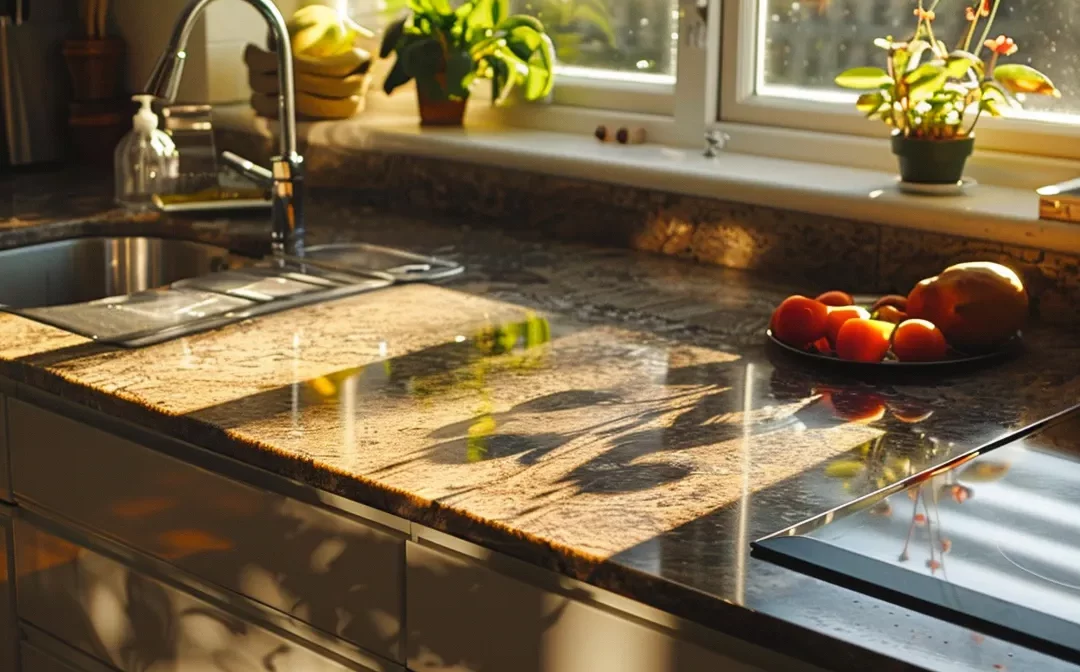 transform your kitchen with a sleek, modern benchtop resurfacing.